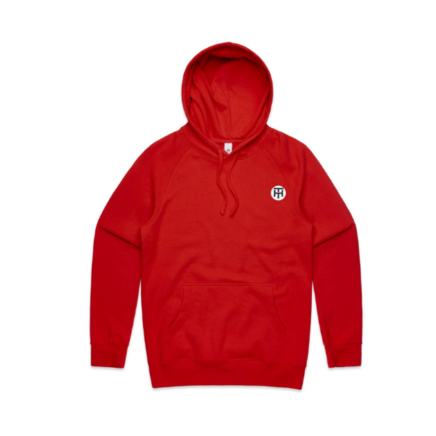 Red Men Hoodie with Stamp