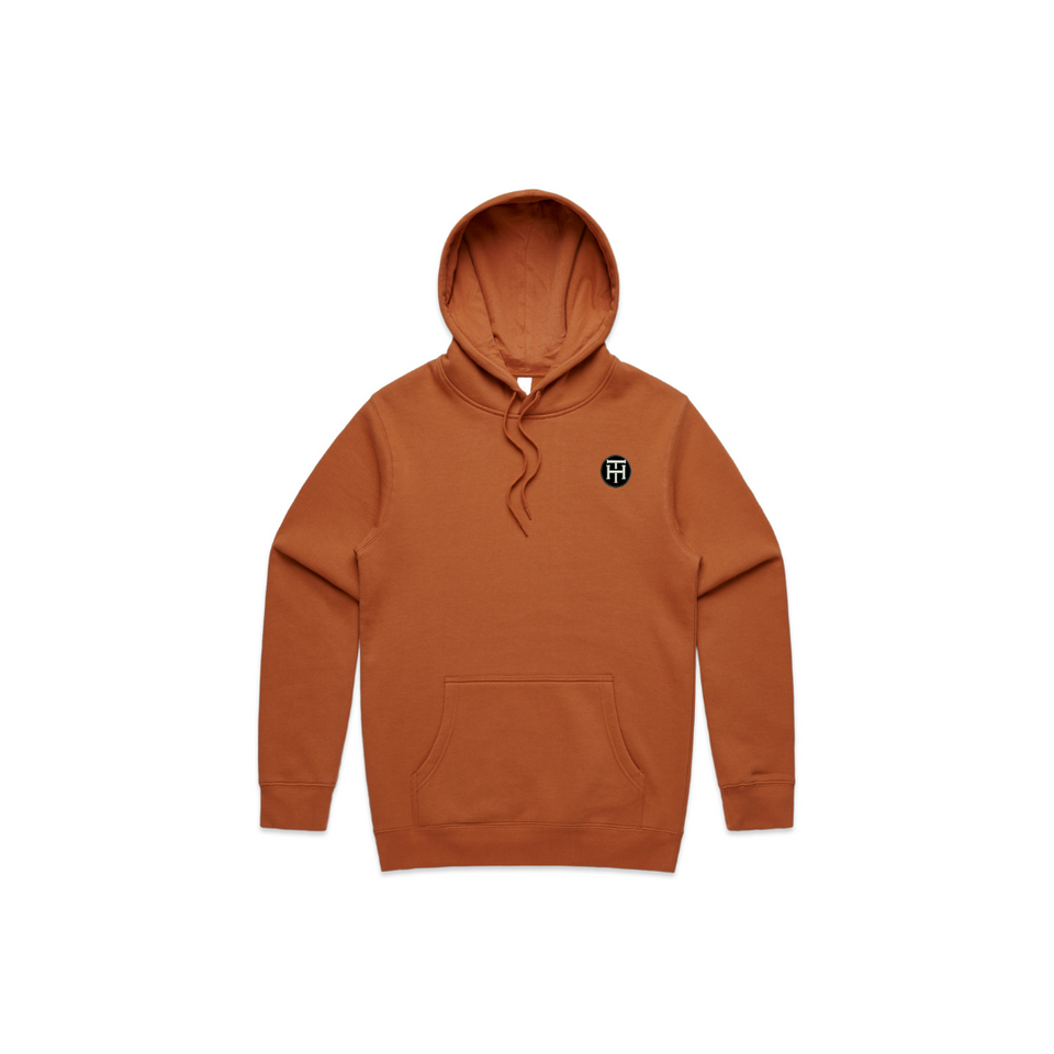 Copper Men Hoodie with Stamp (Heavy fit)