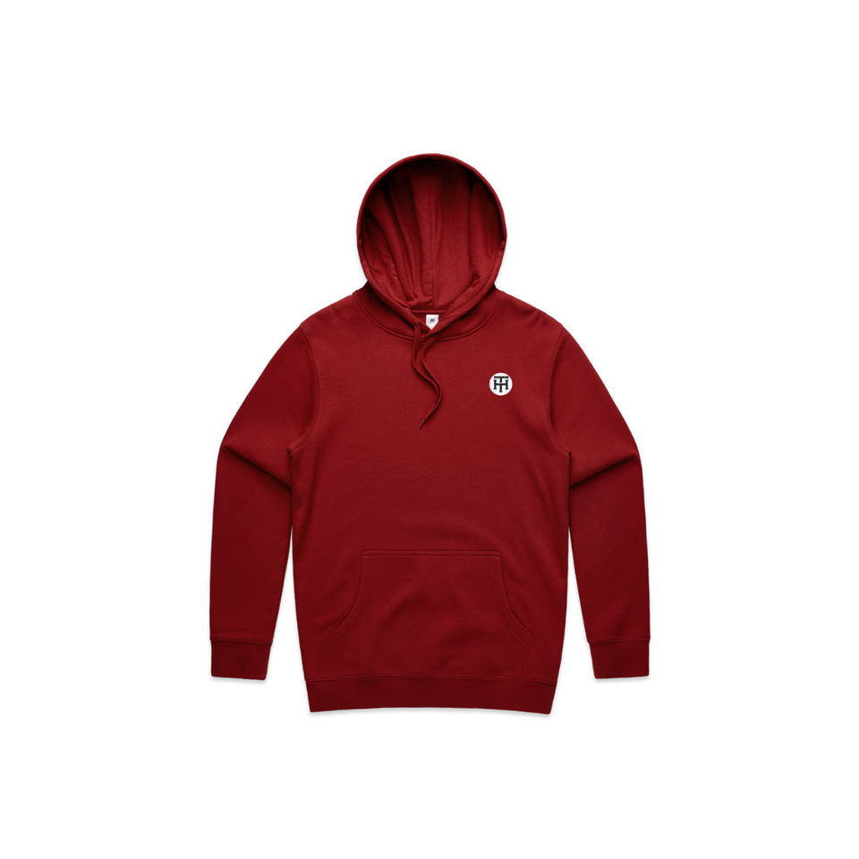Cardinal Men Hoodie with Stamp (Heavy fit)